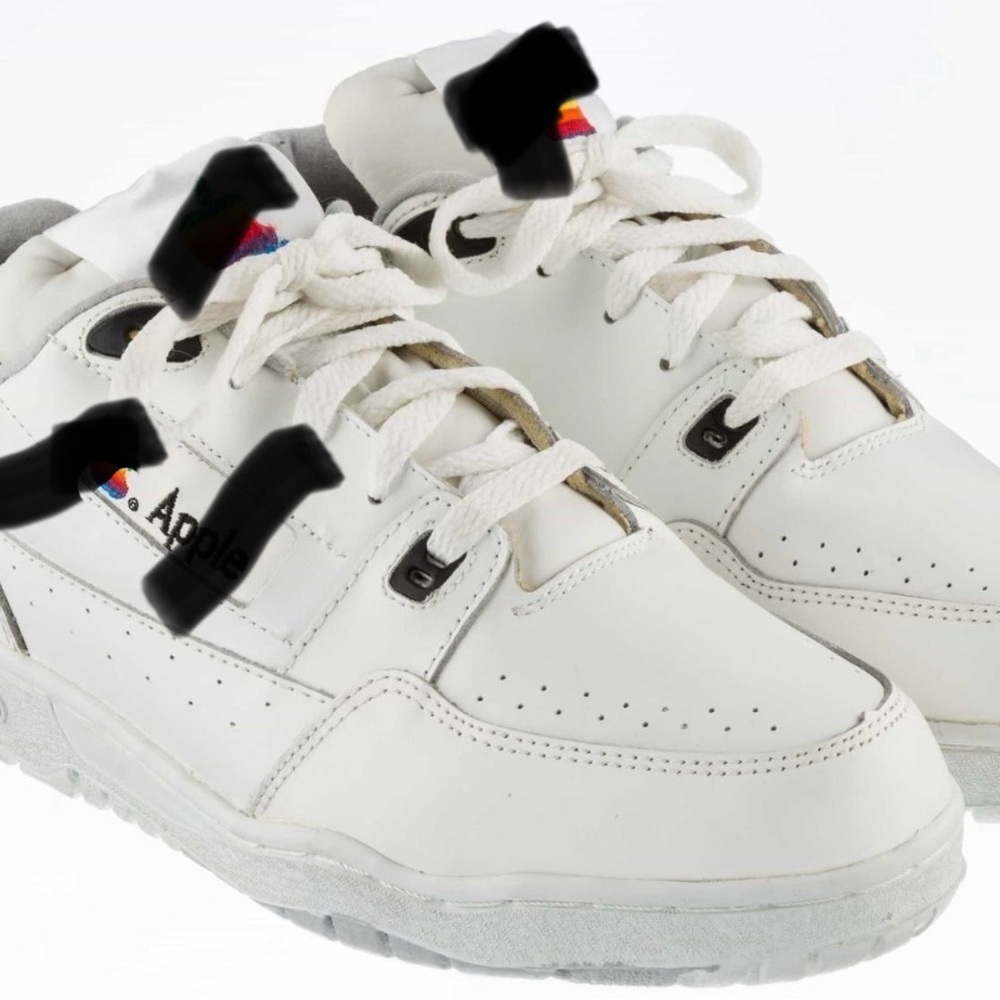 Retro White Sneakers — Inspired by 1990s Classic Tech Computer Innovators